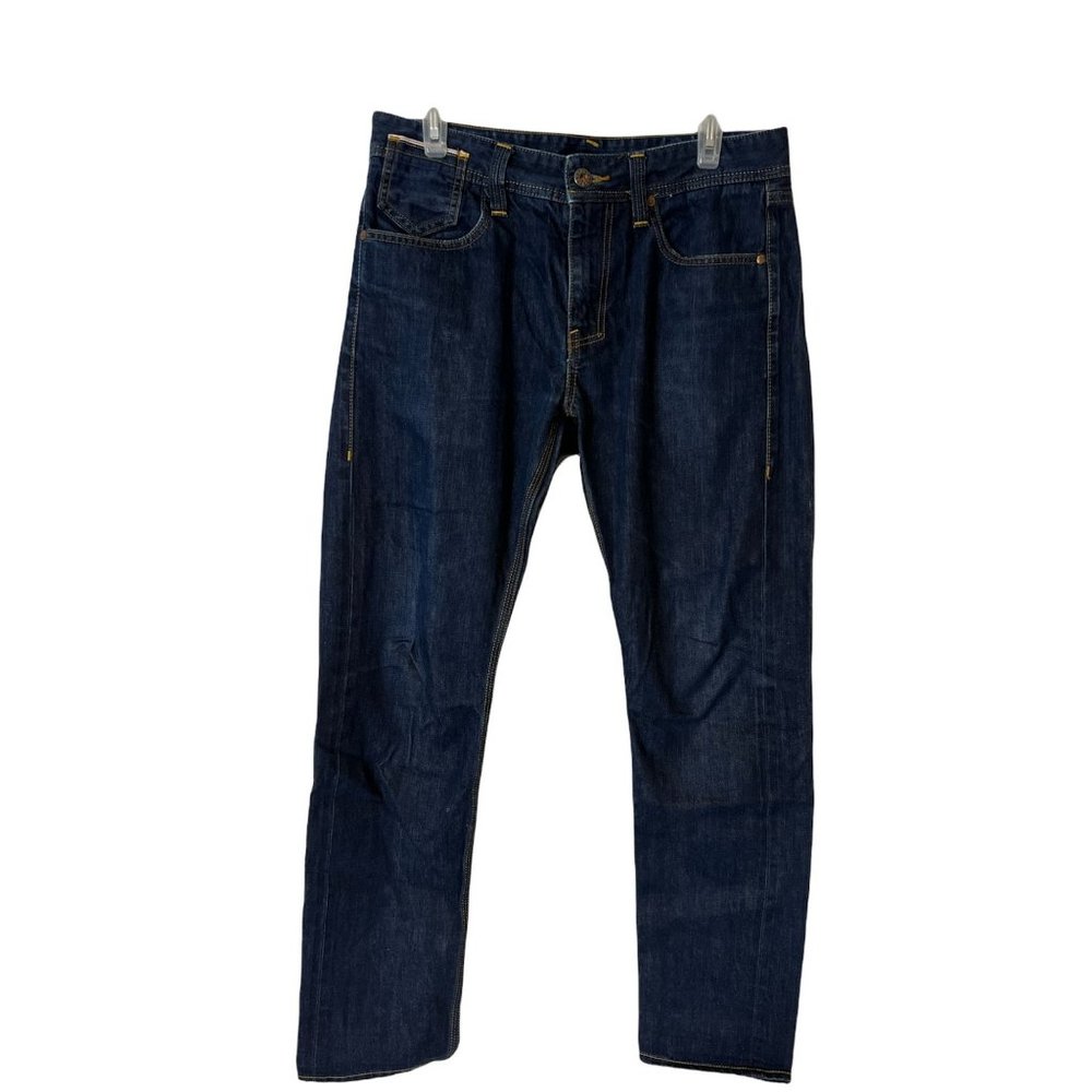 JACK & JONES CORE Blue Jeans Dark Wash Straight Leg Mens Size  31 X 30